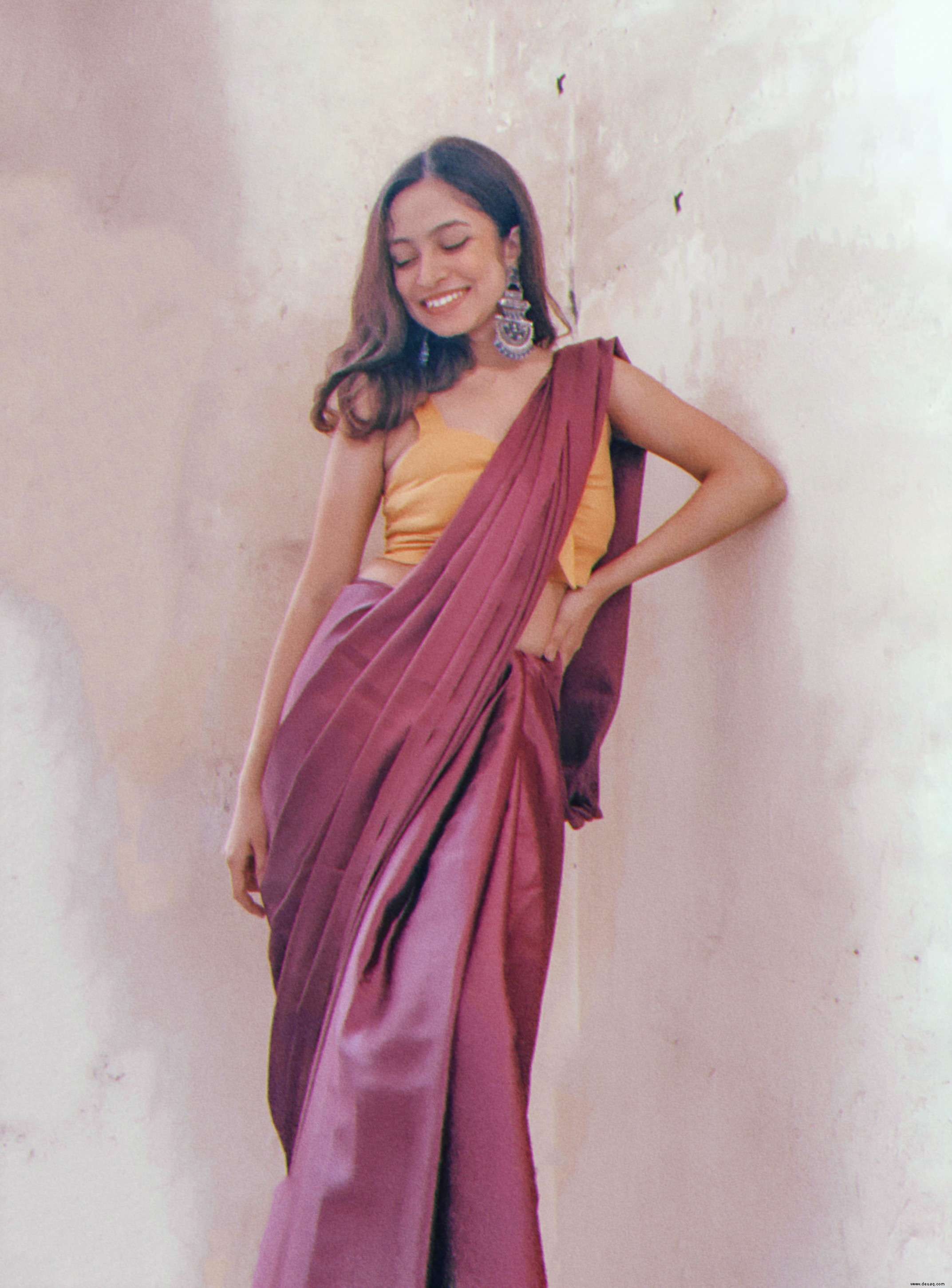 5 schicke Möglichkeiten, einen Sari zu drapieren 