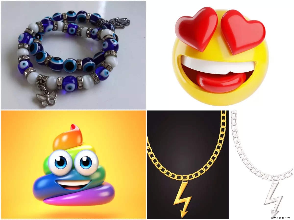 Madonnas rockiger Emoji-Schmuck. Schon getragen? 