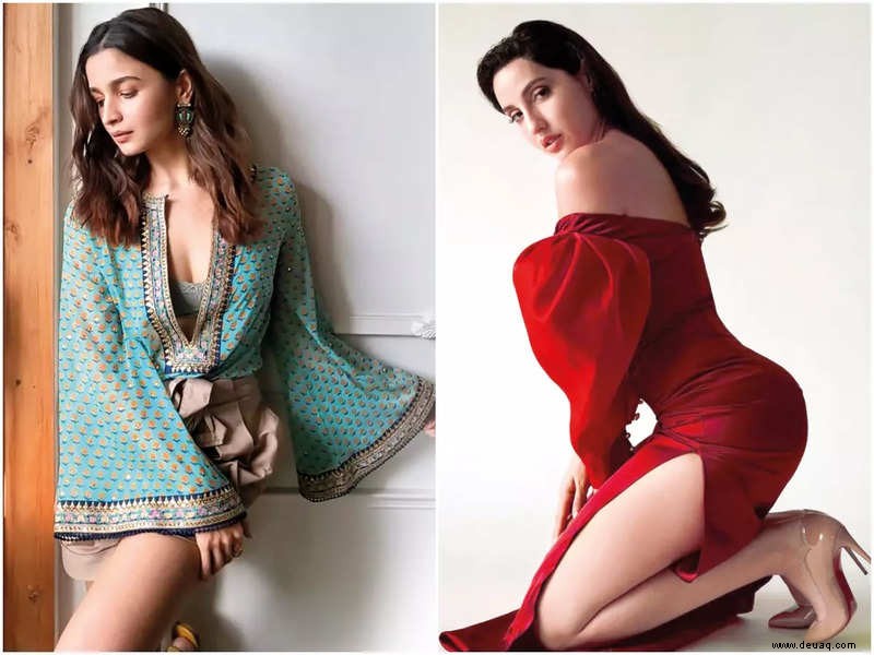 Alia an Nora:Bollywood-Stars tragen ihren Stil auf der Zunge 