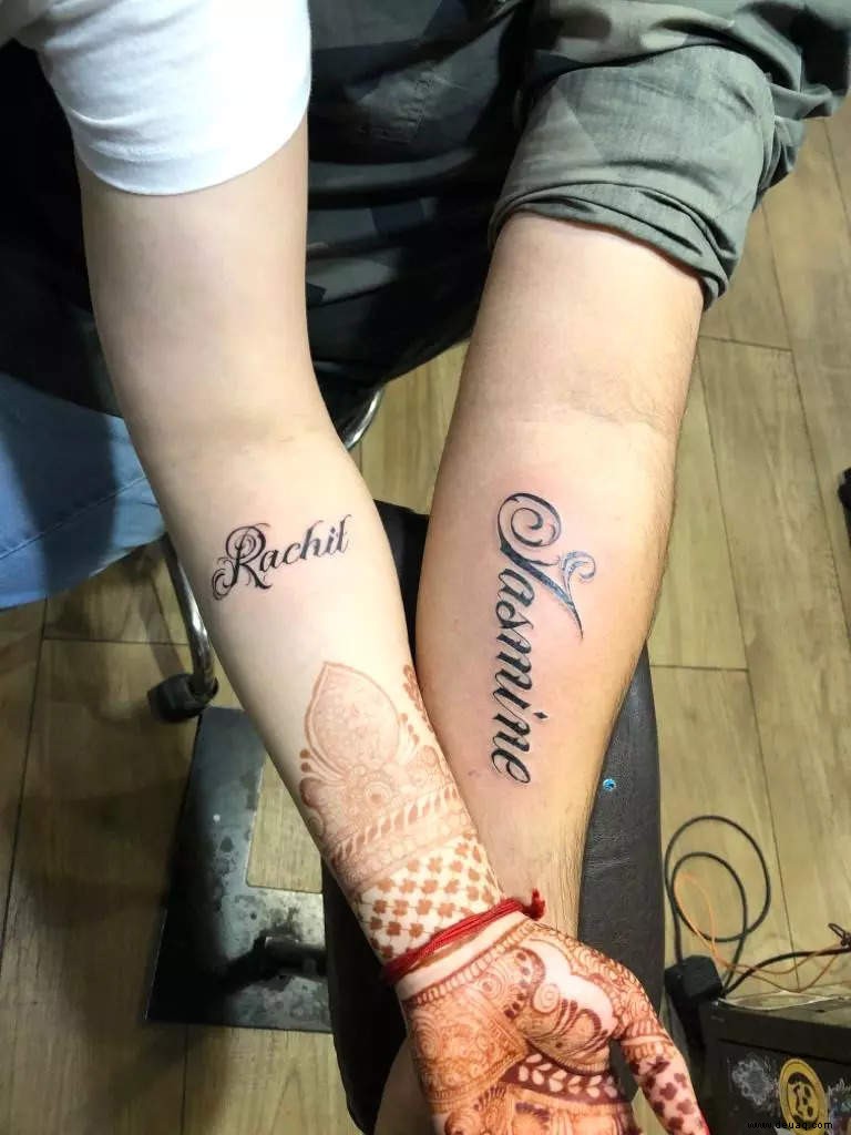 Tattoo-Ideen für Paare an diesem Valentinstag 