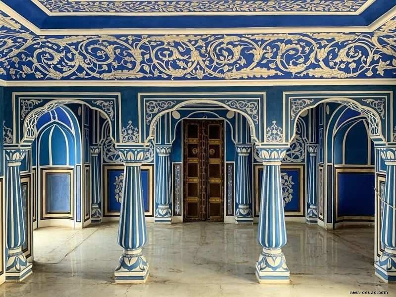 Willst du königliche Innenräume? Lassen Sie sich vom City Palace Jaipur inspirieren 