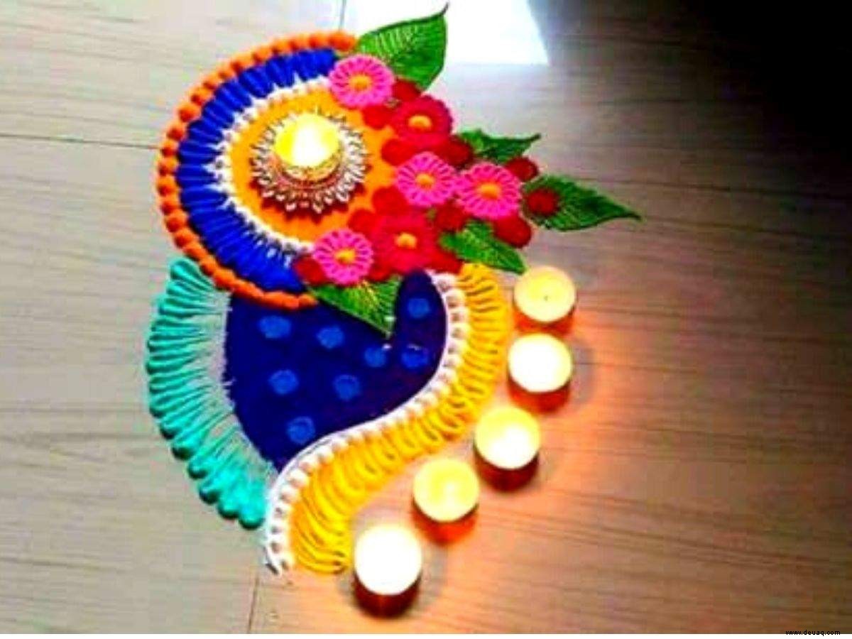 Diwali 2021 Rangoli-Designs:10 einzigartige Rangoli-Designs aus Reismehl 