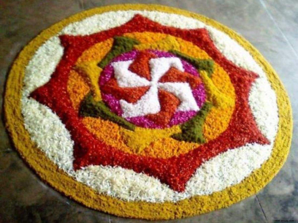 Diwali-Rangoli-Designs:Hier sind 10 einzigartige Blumen-Rangoli-Designs, um dieses Diwali auszuprobieren 