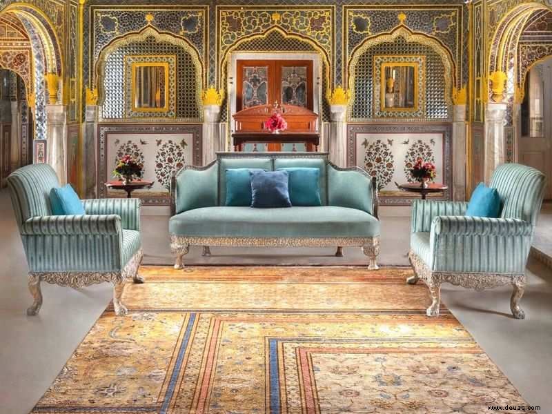 Von Chikankari bis Ikat und Designs, die von den königlichen Höfen Indiens inspiriert sind, sind Teppiche den Persern nicht mehr schuldig 