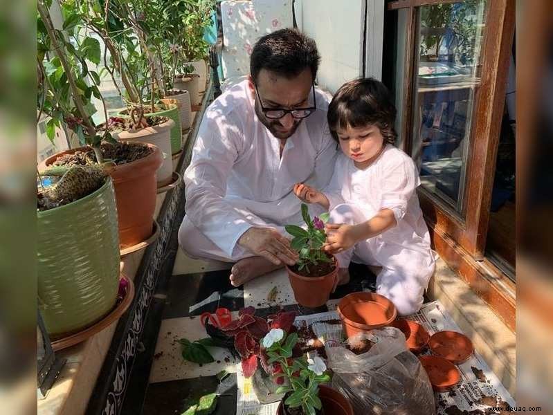 Von Deepika Padukone bis Taimur:Promis beweisen, dass Gartenarbeit ein großartiger Stressabbau ist 