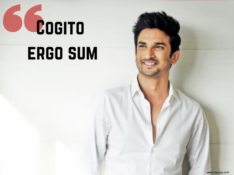 „Cogito ergo sum“ – das Zitat, das alles über das Haus von Sushant Singh Rajput definierte 