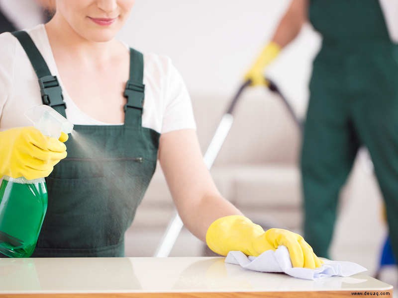 Inmitten der Pandemie steigt die Nachfrage nach professionellen Reinigungsdiensten 