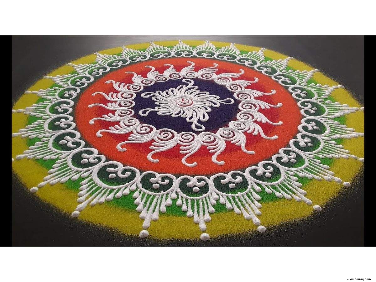 Ein Rangoli-Weg im Winter quer durch Indien 