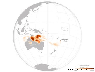 Vulkan Tonga:Was uns der Ausbruch des Vulkans Tonga über die Geschichte des Mars lehren kann 