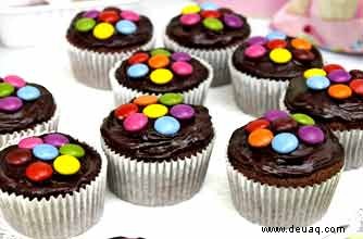 Karamell-Schoko-Cupcakes 