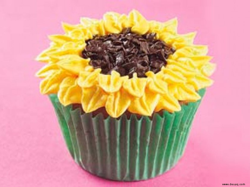 Cupcakes mit Sonnenblumen 