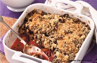 Weihnachtspudding-Crumble 