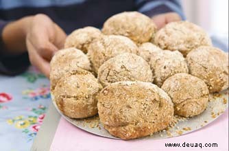 Weiche braune Brötchen 