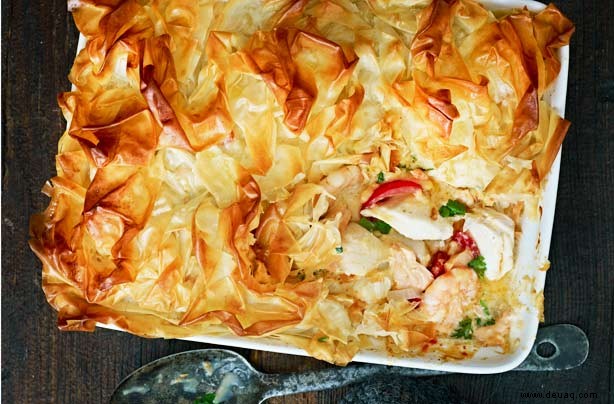 Tagesgericht:Filo Fish Pie 