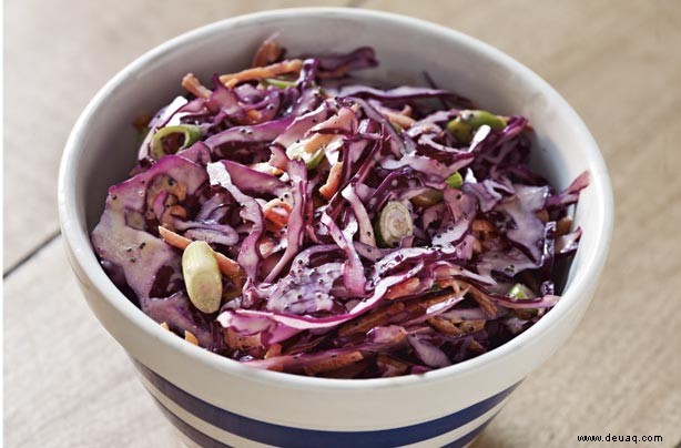 Rotkohl und Mohn-Krautsalat 