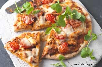 Mexikanische Hähnchenpizza 