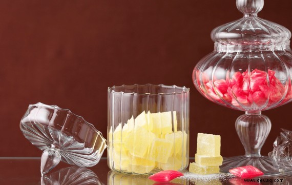 Wie man Süßigkeiten macht – Zitronengelees und Rosenkissen 