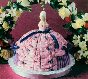 Lass sie Kuchen essen – Ein Kuchen in der Form von Marie Antoinette 