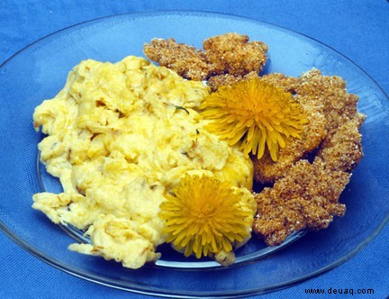 Essbare Frühlingsblumen:Löwenzahn, Tulpen und Veilchen 