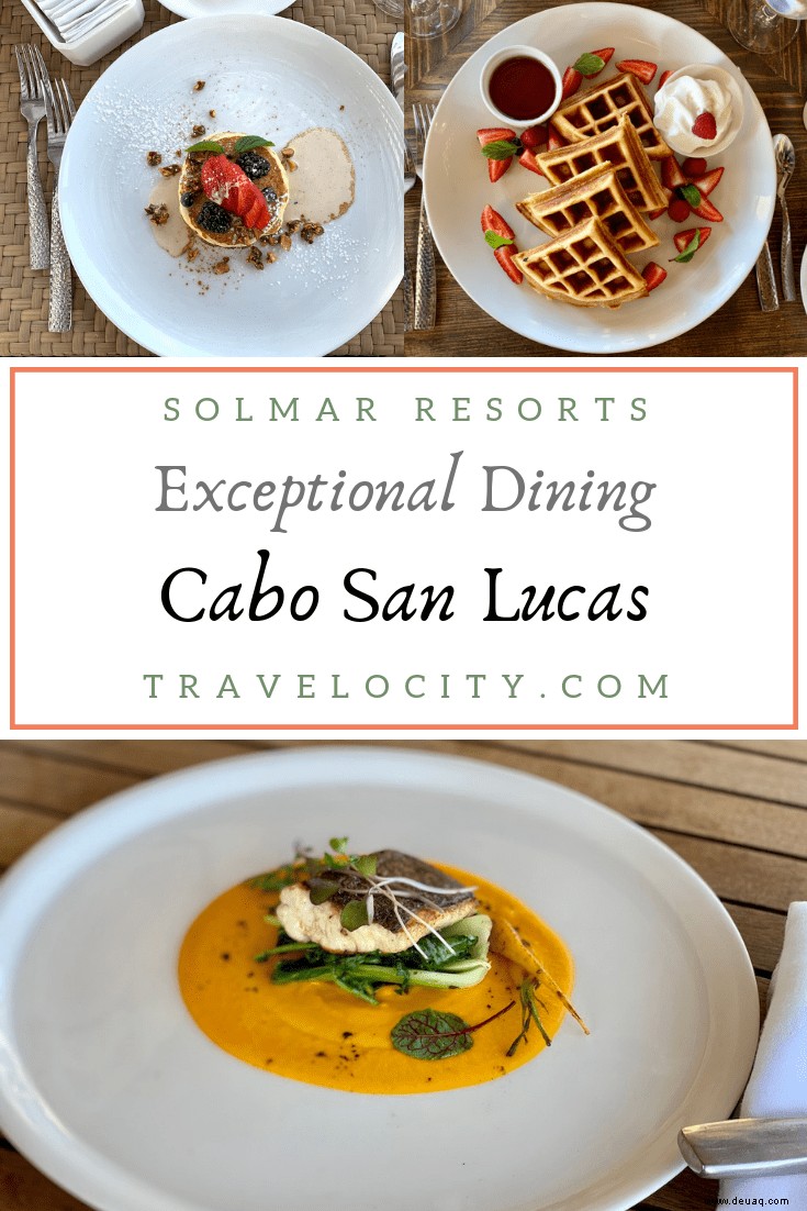 Solmar Resorts bieten außergewöhnliche Speisen in Cabo San Lucas 