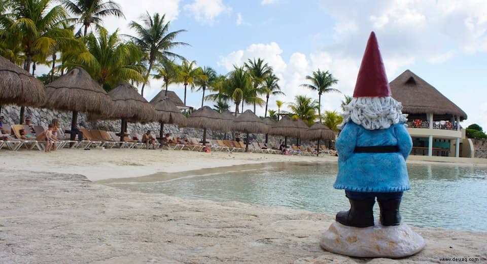 Der Roaming Gnome reist nach Occidental am Zielort Xcaret 