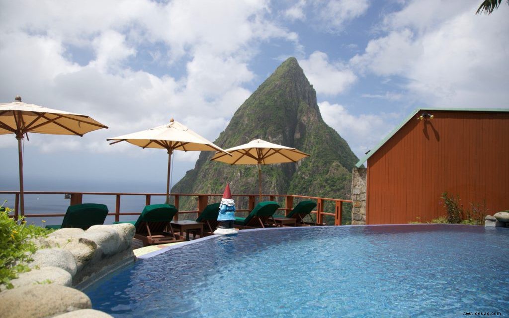 Holen Sie sich diese Sommerstimmung in Soufrière, St. Lucia, zurück 