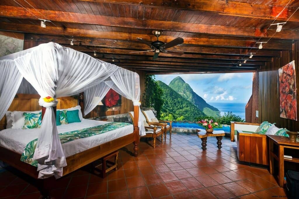 Holen Sie sich diese Sommerstimmung in Soufrière, St. Lucia, zurück 