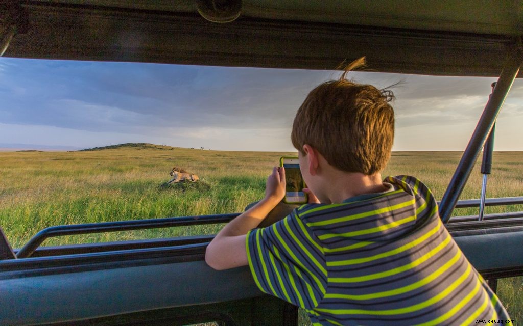 Fünf Tipps, wie Sie Ihre Kinder auf Safari mitnehmen können 