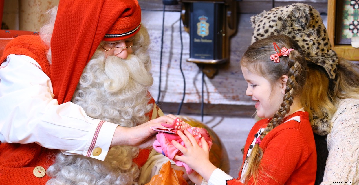 Der einzige Ort, um den ECHTEN Weihnachtsmann zu treffen 