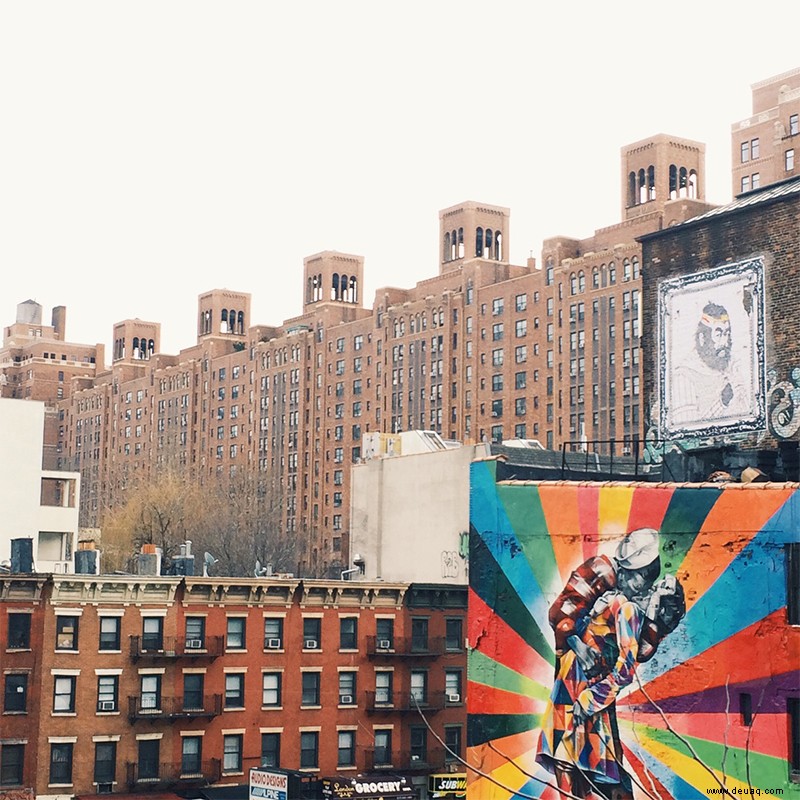 Die besten Sehenswürdigkeiten und Aktivitäten entlang der High Line von New York City 
