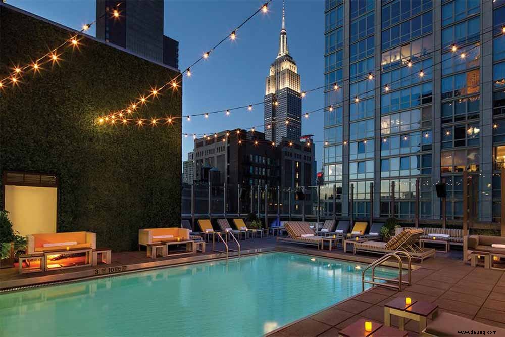 Tauchen Sie ein in den Sommer:5 NYC Hotels mit Swimmingpools 