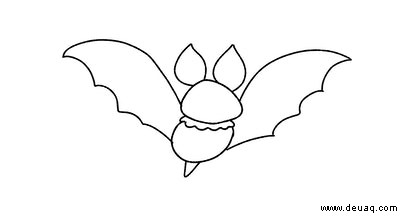 Wie man eine Fledermaus in 5 einfachen Schritten zeichnet 