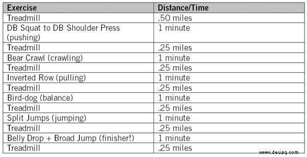 Vom Hindernislauf inspiriertes Training 