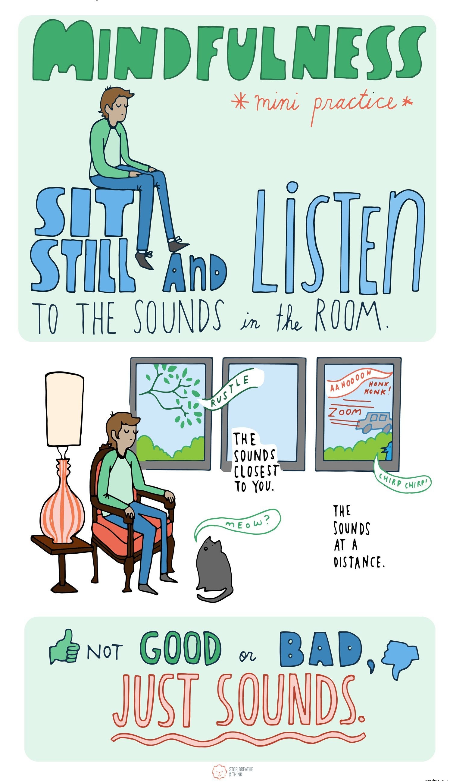 Achtsamkeit am Montag:Beeinflusst die Art und Weise, wie Sie zuhören, Ihre Ruhe? [Infografik] 