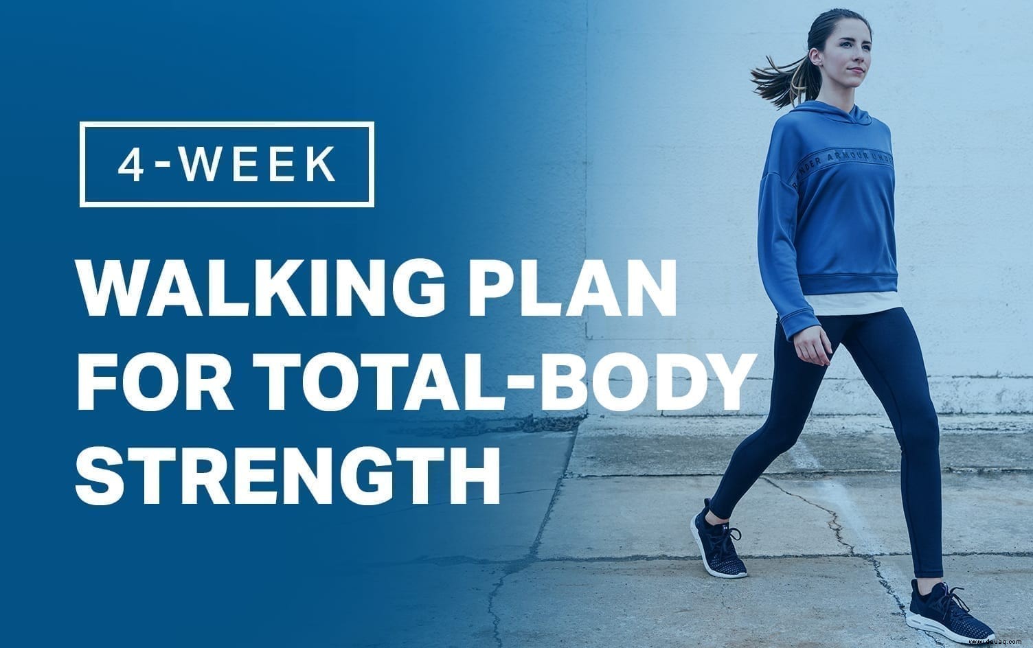 4-Wochen-Walking-Plan für Ganzkörperkraft 