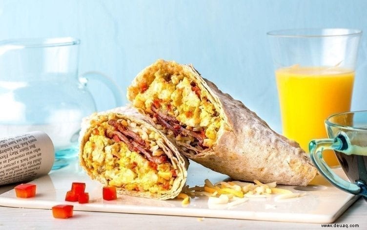 Proteinreiche Frühstücks-Burritos 