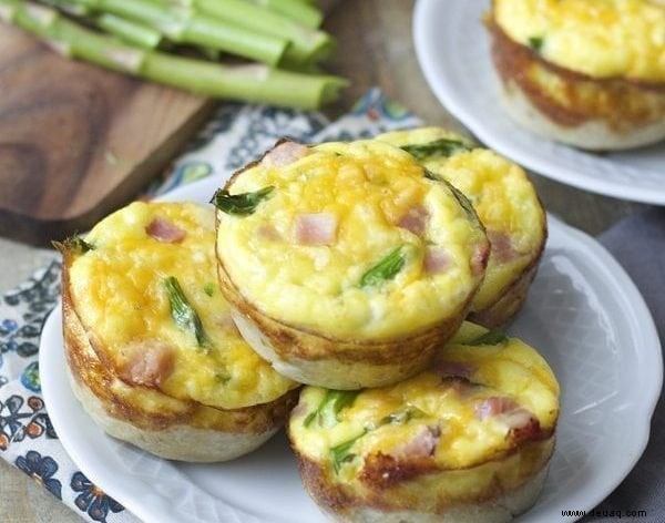 Schinken &Spargel Mini-Quiches 