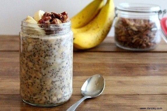 Bananenbrot Overnight Oats 