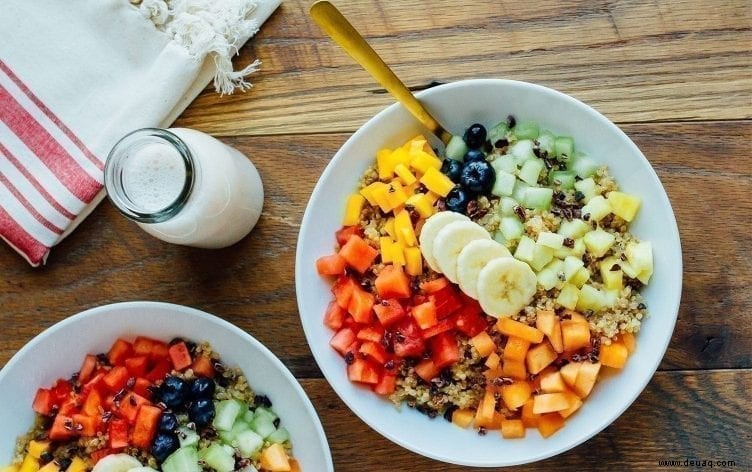 Zimt-Quinoa-Frühstücksschüssel 