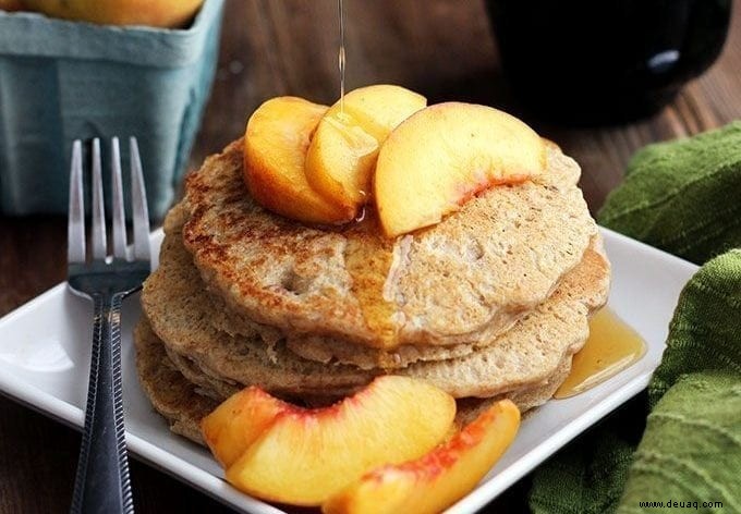 Haferflocken-Pekannuss-Pfannkuchen 