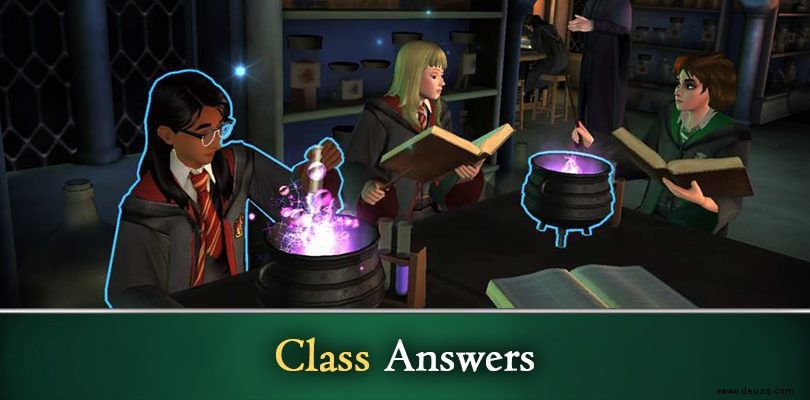 Lösungen Harry Potter Hogwarts Mystery:Antworten auf Kursfragen 