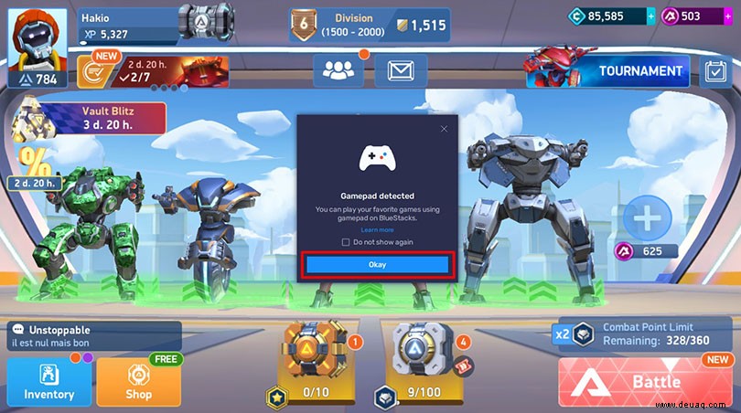 Wie man Mech Arena mit einem Controller spielt (Android und PC) 