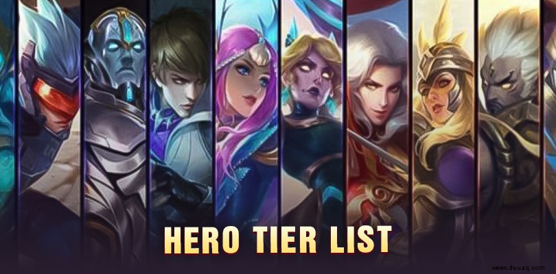 Tier-Liste Mobile Legends | Die besten Helden des Spiels 