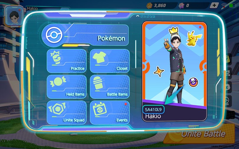 Finde deine Trainer-ID von Pokémon Unite, um mit deinen Freunden zu spielen 