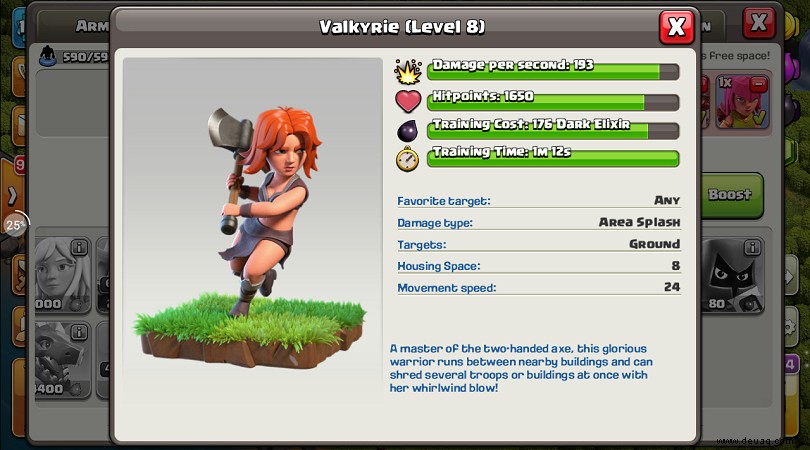 Valkyrie Clash of Clans:Der detaillierte Truppenführer 