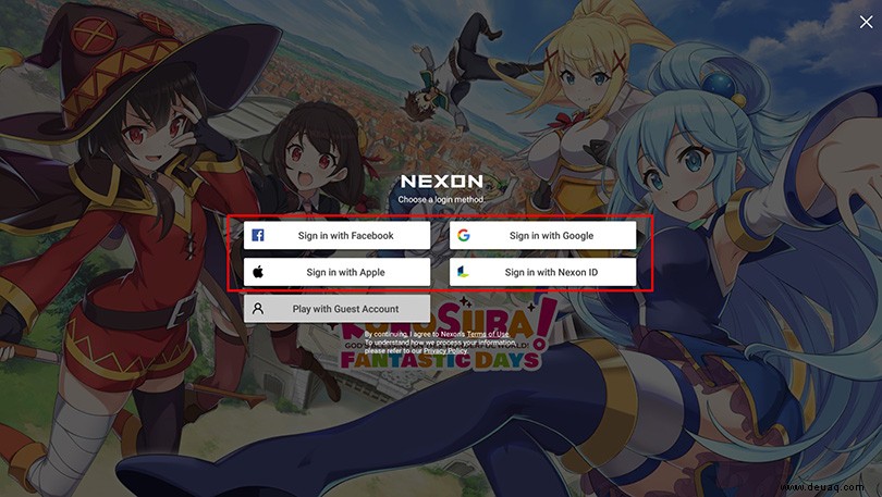 Wie spiele ich KonoSuba:Fantastic Days auf PC oder Mac? 