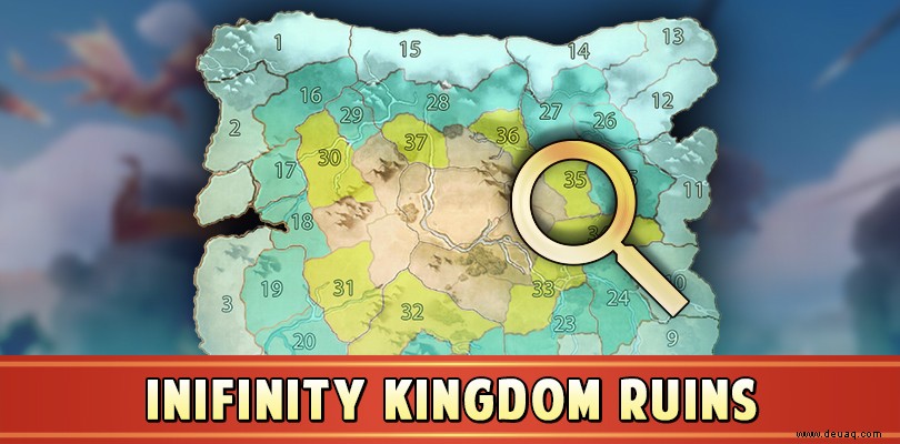 Finden Sie die Position der Ruinen von Infinity Kingdom 