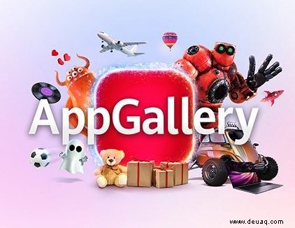 Was sind AppGallery und Game Center und wie können sie heruntergeladen werden? 