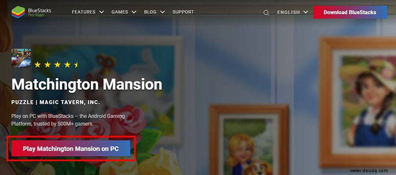 Wie spiele ich Matchington Mansion auf PC oder Mac? 