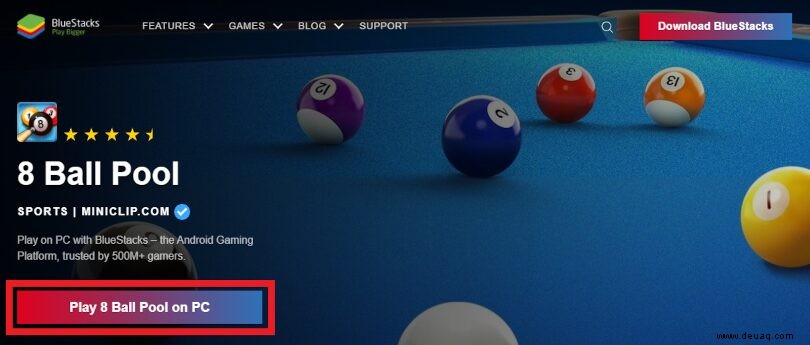 Wie spiele ich 8 Ball Pool auf PC oder Mac? 